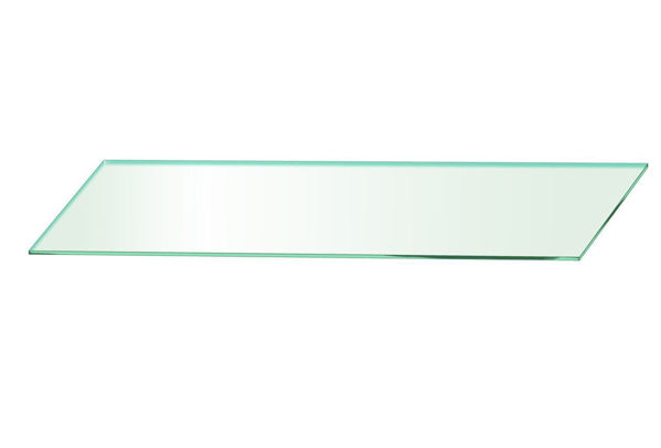 Picture of 1000 x 195 x 5mm Glass Look Acrylic Shelf