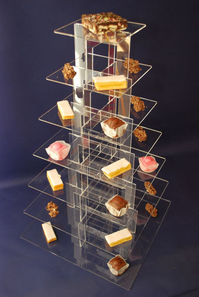 Picture of 7 Tier Square Cake Stand