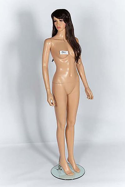 Picture of Full Body female Mannequin with black/brown wig - window display (R301+R390A)