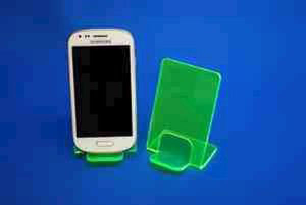Picture of Small Neon Phone Stand Green