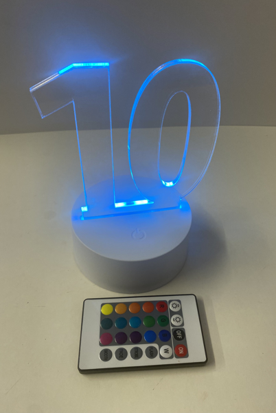 Picture of Light Up Flashing Table Numbers