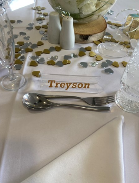 Picture of Acrylic Table Name Plaques