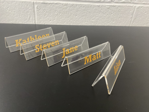 Picture of Acrylic Table Name Plaques