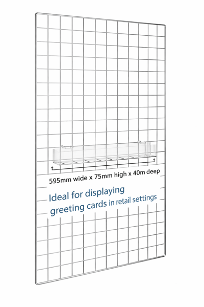 Picture of Gridwall Card Tray 595mm wide