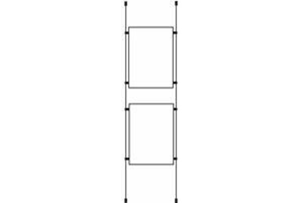 Picture of 2 x A1 Portrait Cable Pocket Display Kit