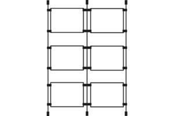 Picture of 3 x A2 landscape Cable Pockets x 2 Kit