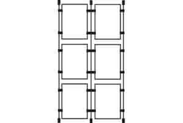 Picture of 3 x A2 Portrait Cable Pockets x 2 Kit