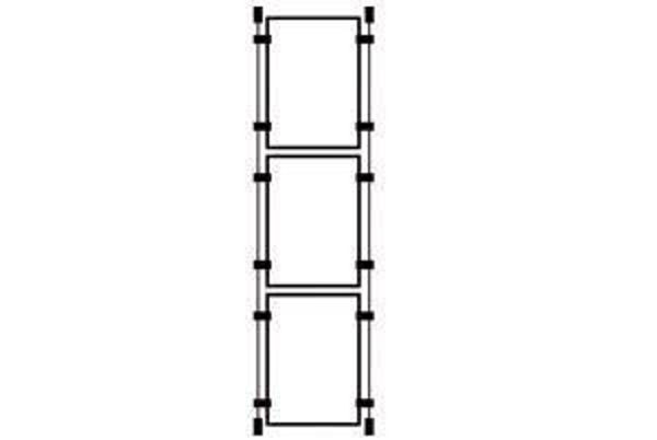 Picture of 3 x A3 Portrait Cable Pocket Display Kit