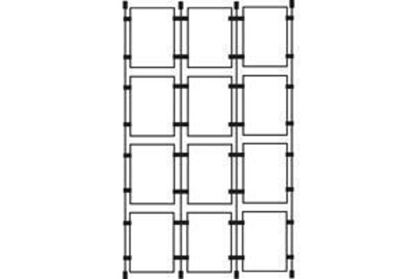 Picture of 4 x A5 Portrait Cable Pockets x 3 Display Kit