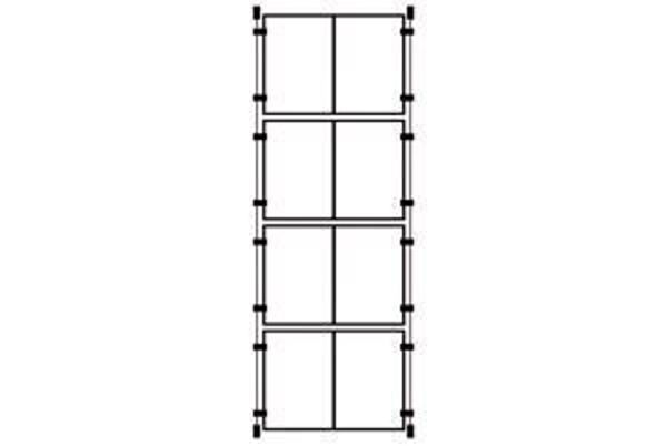 Picture of 4 x Double A4 Portrait Cable Pocket Display Kit