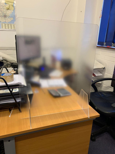 Picture of 500mm Office Desk Screen Anti-glare