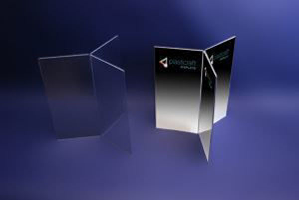 Picture of 6 Sided 1/3 A4 Freestanding Menu Holder