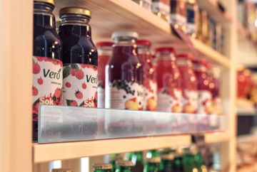 Show details for Acrylic shelf risers 665mm Picture of Acrylic shelf risers 665mm