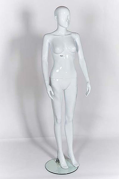 Picture of Full Body female Mannequin -Gloss White -window display - (R311)