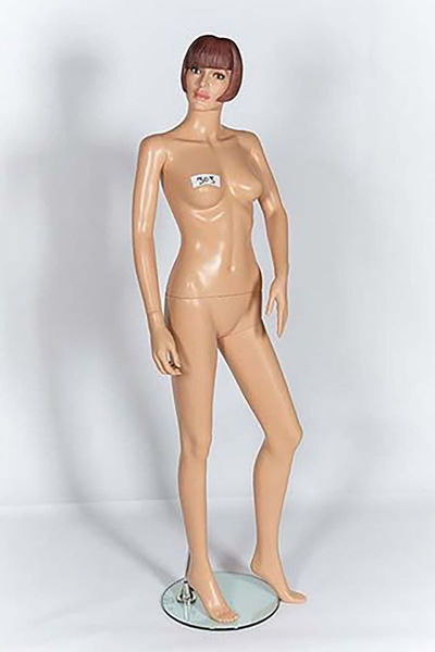 Picture of Full Body female Mannequin Moulded Hair Fleshtone - window Display (R303)