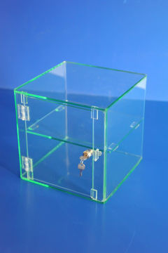 Show details for Glass Effect Lockable Display Cabinet 300 x 300 x 300 Picture of Glass Effect Lockable Display Cabinet 300 x 300 x 300