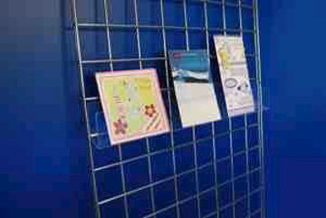 Show details for Gridwall Card Tray 595mm wide Picture of Gridwall Card Tray 595mm wide