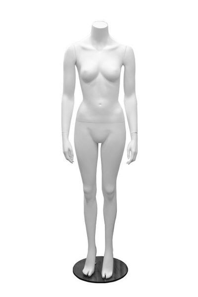 Picture of Jean Headless Mannequin Matt White 15550