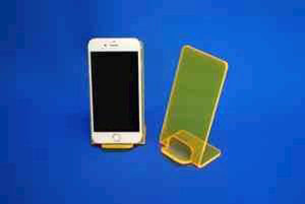 Picture of Large Neon Phone Stand Yellow