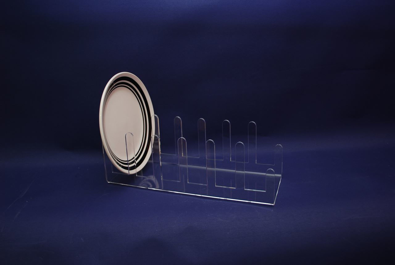 Plate Stand for 6 Plates Plasticraft Displays