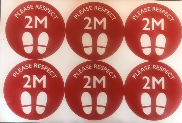 Picture of Please Respect 2m red PACK OF 6