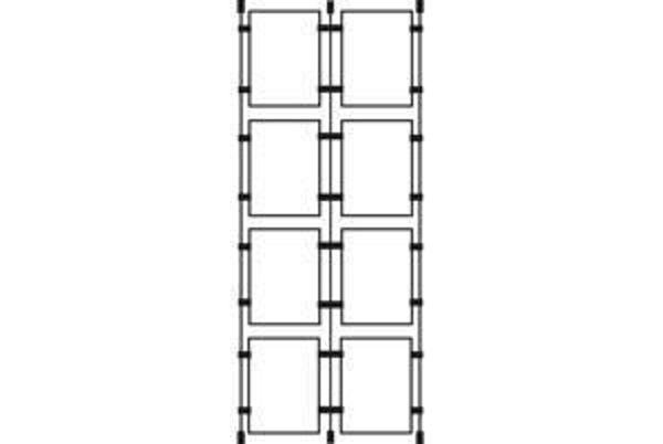 Picture of 4 x A5 Portrait Cable Pockets x 2 Display Kit