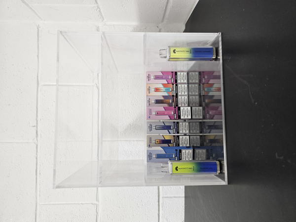 Picture of Vape display unit with 3 shelves CLEARANCE