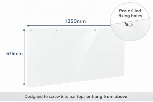 Picture of Pub, Bar Protection Screen
