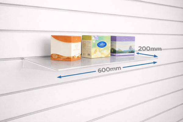 Picture of Supported Shelf 600 x 200mm