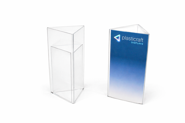 Picture of 1/3 A4 Triangular Freestanding Menu Holder