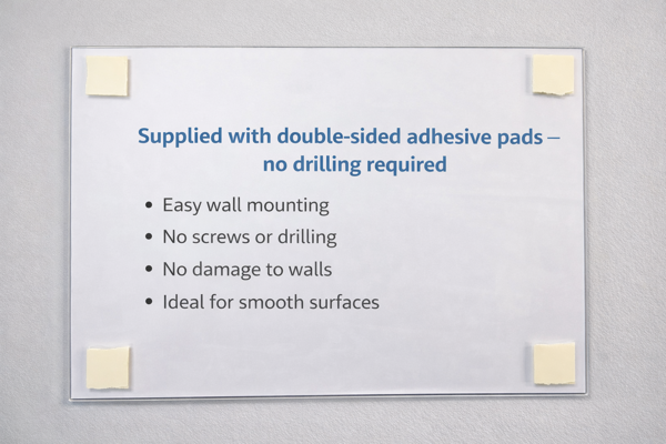 Picture of A2 Landscape Flat Fold/Poster Pocket/Shop Sign for Wall Mounting