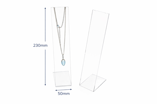 Picture of Clear Slim Line Necklace Display Stand