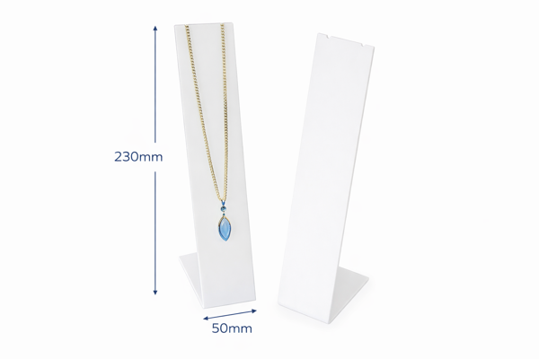 Picture of White Slim Line Necklace Display Stand