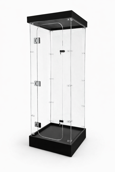 Picture of Black Mannequin Display Pod – 750 x 750 x 2200mm
