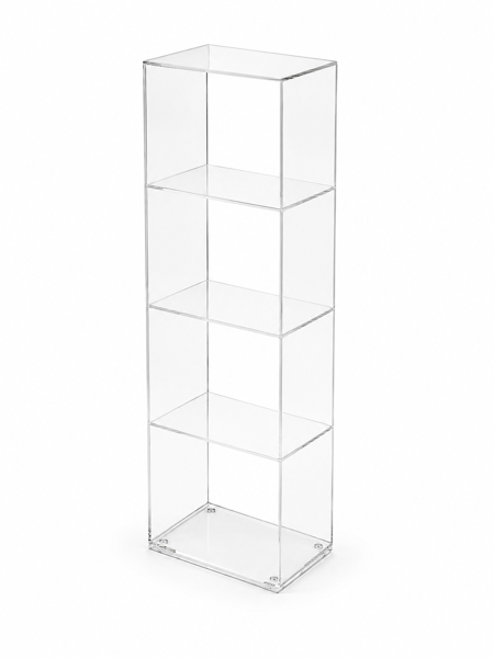 Picture of Clear Acrylic Vape Display Stand | Open Back Countertop Unit | 610mm High